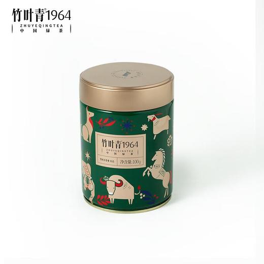 竹叶青1964卷曲绿茶一级100g/罐 商品图2