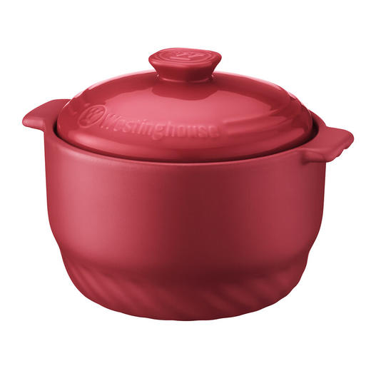 【美国西屋双盖陶瓷砂锅】西屋陶瓷锅 WTG451 家用多功能锅 商品图1