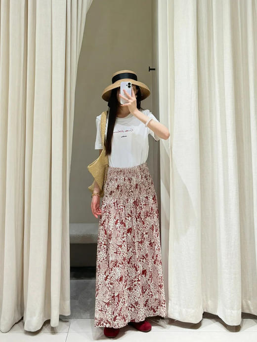 【高品质私服】【ED波嬉风碎花半裙】透气性好触感柔软光滑，高级感拉满G1419-CC【无标出货 介意慎拍】 商品图11