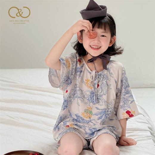 C&C棉绸亲子短袖短裤家居服PP004 商品图2