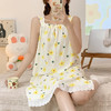 【好看又好穿！宽松设计】夏季新款女士泡泡棉柔软透气吊带睡裙家居服创意印花款甜美风。ry 商品缩略图11