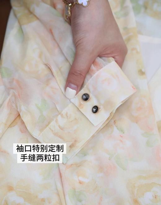 LPIUTY品牌直发！夏日梵高·梦幻玫瑰晕染连衣裙 C148271 商品图8