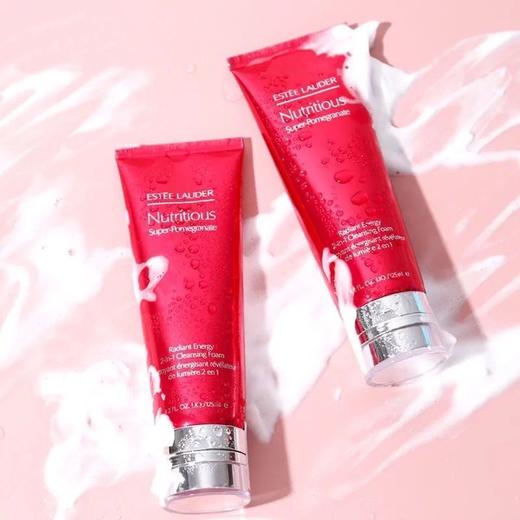 【女神狂欢嗨购】【保税仓直发·全球购】雅诗兰黛洗面奶红石榴125ml泡沫网红洁面乳女深层清洁控油抗氧化 3支 商品图3