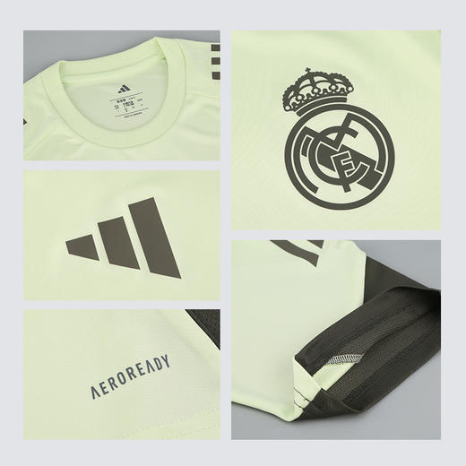 小李子ADIDAS阿迪达斯皇马足球运动训练短袖训练服成人男JP3977 商品图3