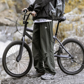 【打褶设计降落伞兵工装裤】男新款可调节脚口纽扣户外运动防泼水工装裤