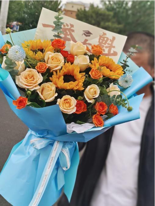 旗开得胜中高考花束 商品图3