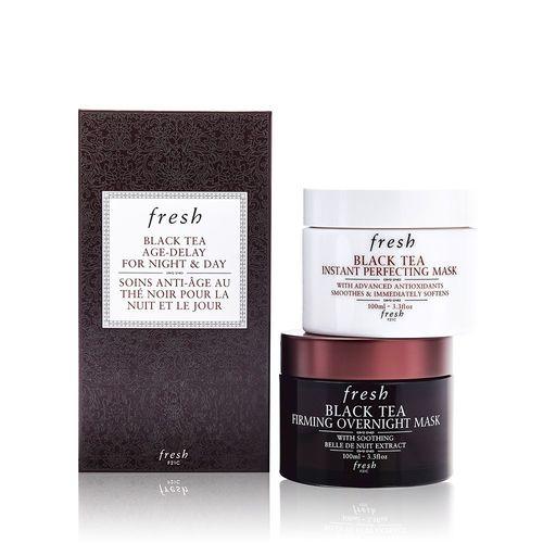 【年终限时大促】【香港直邮】FRESH馥蕾诗黑白罐红茶面膜2件套（红茶黑罐100ml红茶白罐100ml） 商品图1