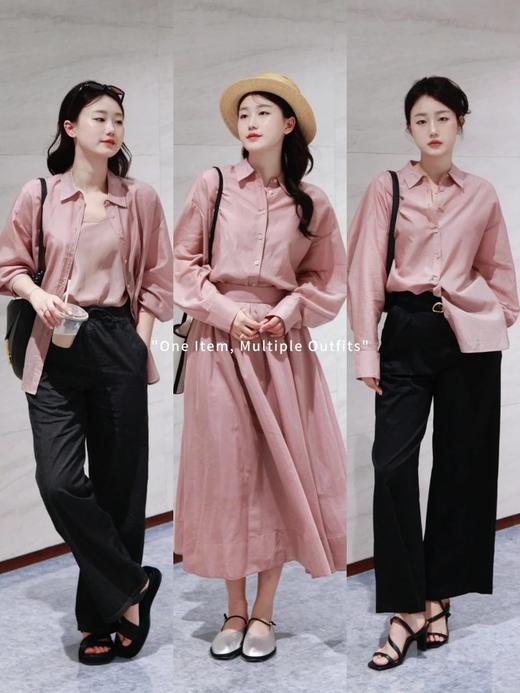 【高品质私服】【IC棉丝柯根衬衫+衬衫裙】线条流畅，使得整体造型大气时尚G1416/G1415-CC【无标出货 介意慎拍】 商品图8