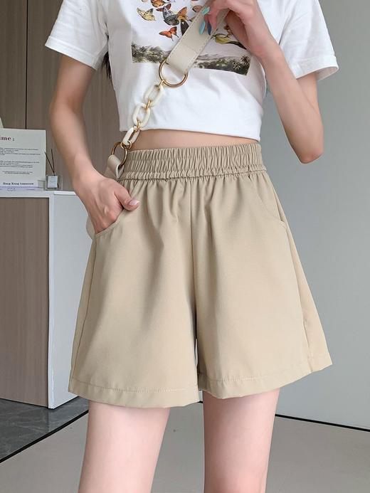 【显瘦宽松裤型！怎么搭配都好看】水洗工装短裤女夏季高腰宽松工装裤韩系百搭A字裤外穿薄款三分裤。ry 商品图0