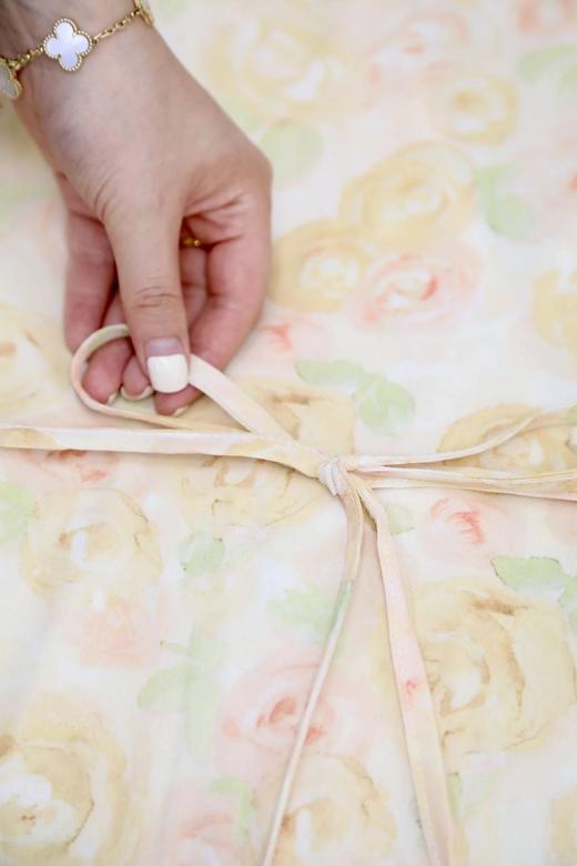 LPIUTY品牌直发！夏日梵高·梦幻玫瑰晕染连衣裙 C148271 商品图10