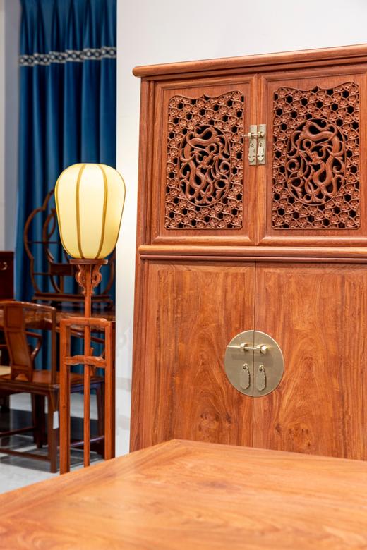 红桥红  家具严选  缅甸花梨（大果紫檀）【书房搭配】 商品图3