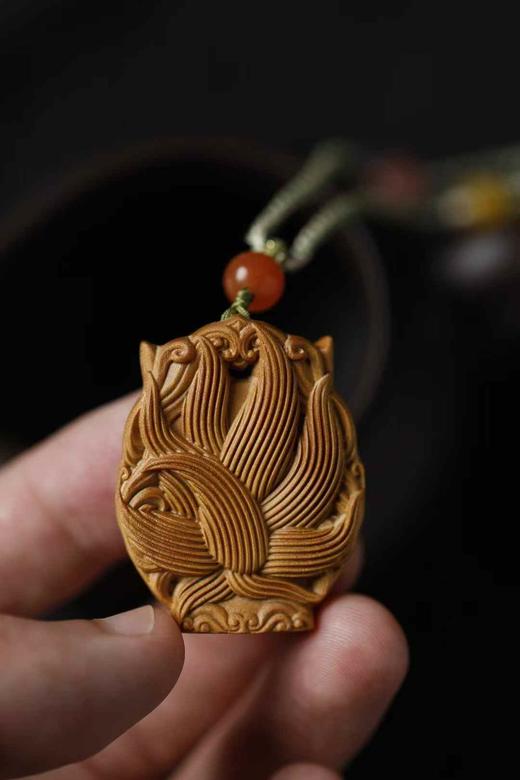 九尾灵狐°老山檀香吊坠 商品图1