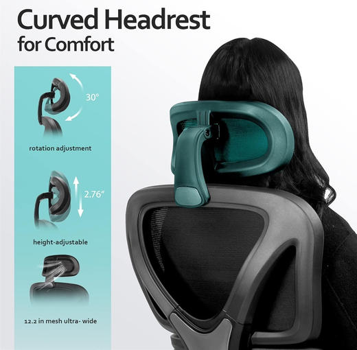 亚马逊Kerdom缕空特斯林双背支撑人体工程学座椅（原价399美元） 商品图6