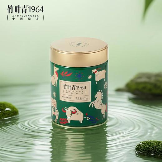 竹叶青1964卷曲绿茶一级100g/罐 商品图0