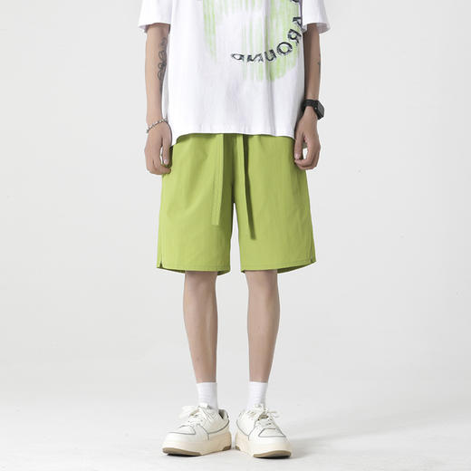 【冰丝工装短裤】夏季情侣新款 潮牌宽松潮牌薄款阔腿运动休闲五分裤  商品图2