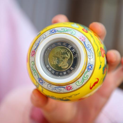 热卖中！！顺丰直发！《杯有钱·宫廷粉彩五福杯》景德镇御器研究院出品 故宫特邀文物修复专家阳士琦创作 证书齐全 商品图12