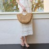 玳莎镂空绣花半身裙2025年夏季新款优雅气质百搭中长款松紧腰裙子  FB34306 商品缩略图1