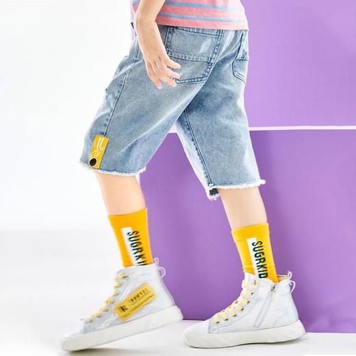 I51短裤男童裤子夏款运动裤儿童夏季薄款外穿中裤男孩大童五分裤 商品图2