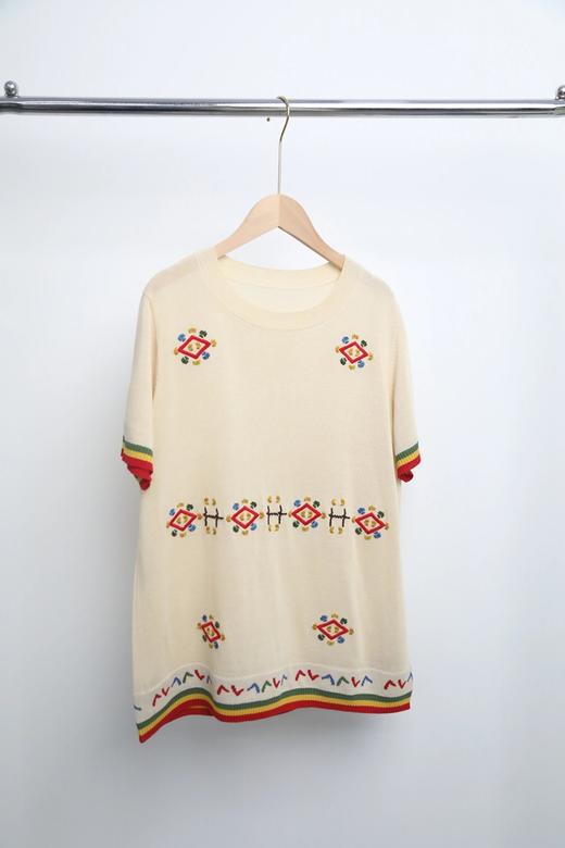 LPIUTY品牌直发！老钱风精致刺绣短袖 C067810 商品图11