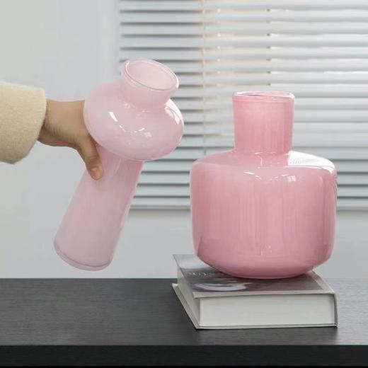 SY简约现代粉色云塔琉璃花瓶网红感客厅餐桌芍药插花摆件 商品图10