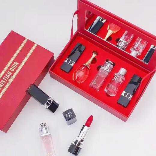 【年终限时大促】【保税仓直发·全球购】Dior/迪奥蛇年限量版口红香水小样五件套720丝绒1.5g 真我香水5ml魅惑香水5ml悦之欢香水5ml#999丝绒1.5g 商品图2