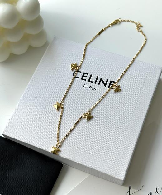 现货 THS-无 赛琳家 黄铜合金点珠凯旋门饰品 项链 耳饰 3色 CU1307 商品图3