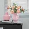 SY简约现代粉色云塔琉璃花瓶网红感客厅餐桌芍药插花摆件 商品缩略图4