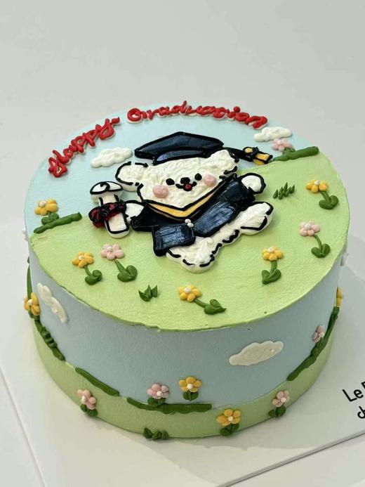 毕业快乐修狗·奶油蛋糕 商品图1