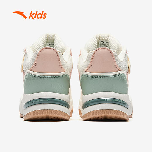 安踏儿童运动鞋女大童2024冬季魔术贴潮流高帮面包鞋板鞋A22448004 商品图5