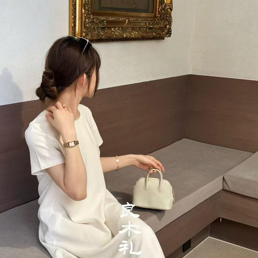 【特价不退不换】【预售7天】良木礼夏季简约三醋酸连衣裙（3692） 商品图5