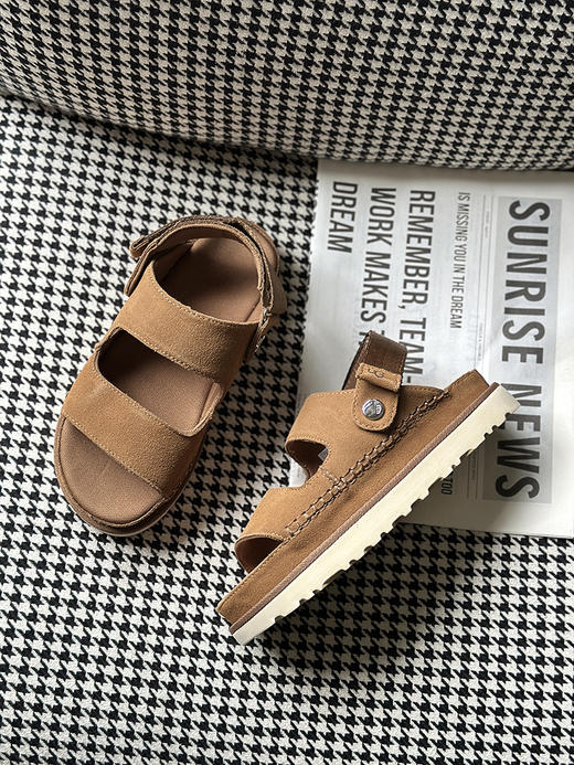 现货 THS-无 ug家 女士 反绒牛皮 一脚蹬一鞋两穿凉鞋 2色 BZ1245 商品图6