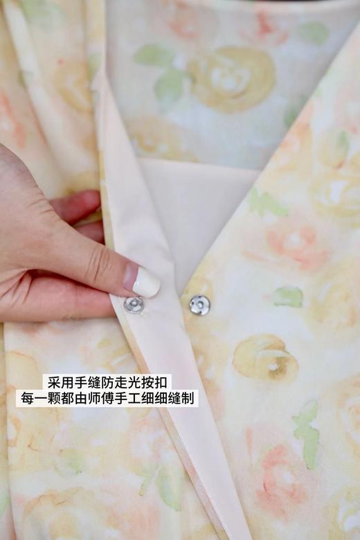 LPIUTY品牌直发！夏日梵高·梦幻玫瑰晕染连衣裙 C148271 商品图7