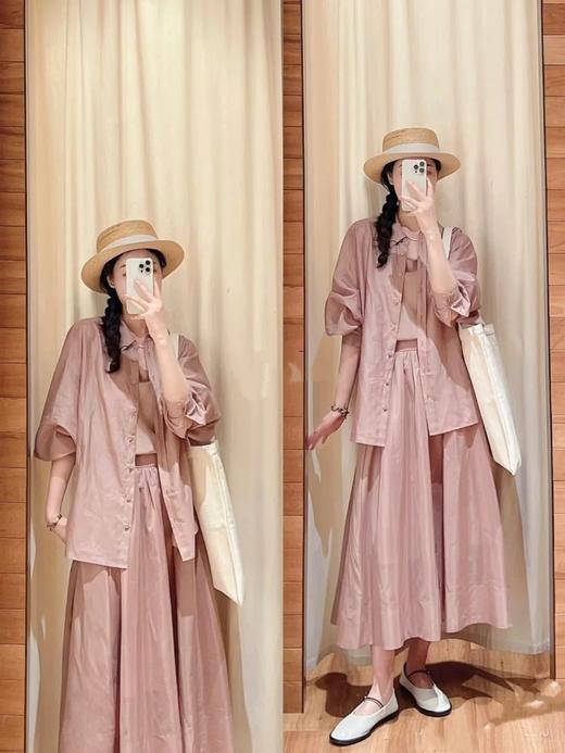 【高品质私服】【IC棉丝柯根衬衫+衬衫裙】线条流畅，使得整体造型大气时尚G1416/G1415-CC【无标出货 介意慎拍】 商品图6