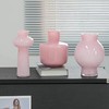 SY简约现代粉色云塔琉璃花瓶网红感客厅餐桌芍药插花摆件 商品缩略图1