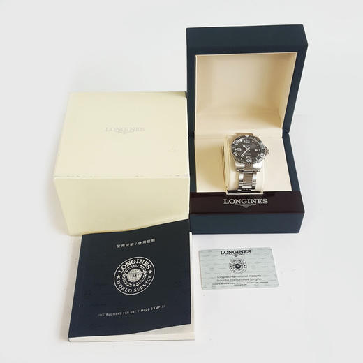 【95新】LONGINES 浪琴康卡斯系列L3.781.4.76.6自动机械机芯日期显示41MM（男款）030625TB15 商品图1