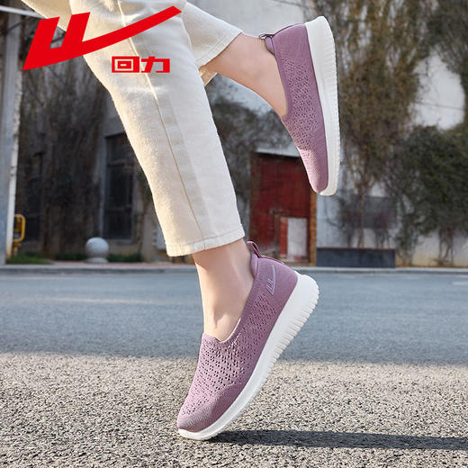 回力女鞋妈妈鞋夏季老人鞋软底中老年健步鞋透气一脚蹬老北京布鞋WXY(JS)-1654 商品图5