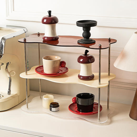 摩登主妇牙签盒2025新款创意苹果家用轻奢高级陶瓷棉签牙线收纳盒 商品图4