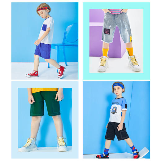 I49夏装牛仔七分短裤子夏季薄款儿童装宝宝小童男孩夏天外穿中裤 商品图1