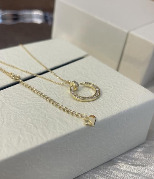 美翻了镀18K金卡地同款满钻钉子项链 商品图14