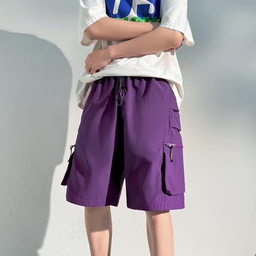 【冰丝工装短裤】夏季情侣新款 潮牌宽松潮牌薄款阔腿运动休闲五分裤  商品图11