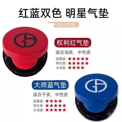【年终限时大促】【保税仓直发·全球购】GIORGIO ARMANI阿玛尼红气垫蓝气垫bb霜权力大师气垫持久保湿遮暇15g 商品图3