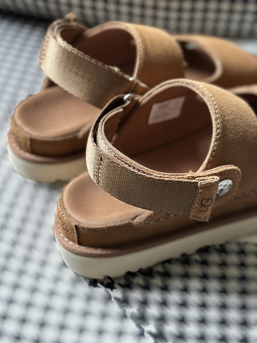 现货 THS-无 ug家 女士 反绒牛皮 一脚蹬一鞋两穿凉鞋 2色 BZ1245 商品图9