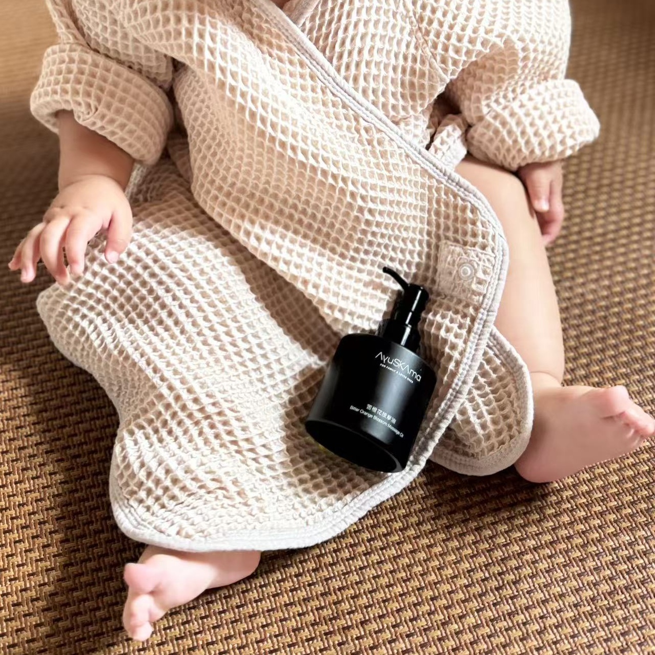 [屁侠.pippa]AyuSkAma 苦橙花按摩油 儿童免疫油 150ml