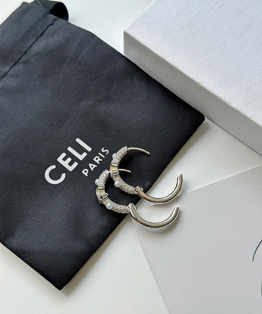 现货 THS-无 赛琳家 黄铜合金点珠凯旋门饰品 项链 耳饰 3色 CU1307 商品图7