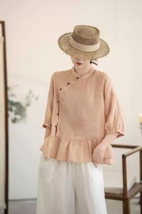 4F 静逅 亚麻套装