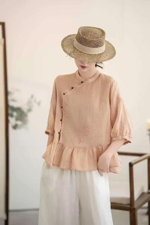 4F 静逅 亚麻套装 商品图0