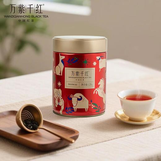 竹叶青牌万紫千红红茶一级120g/罐 商品图2