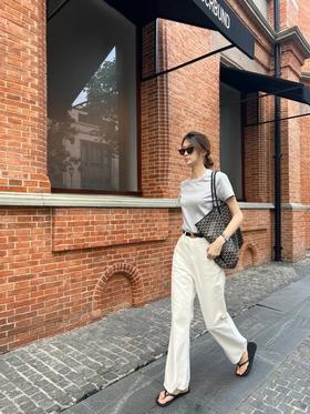 【高品质私服】【IC超弹斜纹牛仔阔腿牛仔裤】版型利落又有量感百搭遮胯又显瘦G0971-CC【无标出货 介意慎拍】