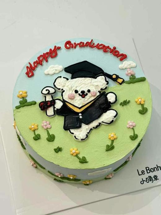 毕业快乐修狗·奶油蛋糕 商品图2