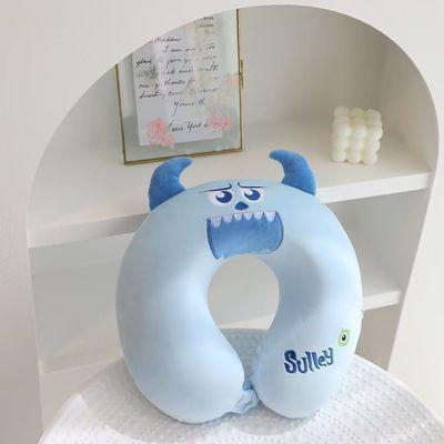 【草莓熊系列记忆棉U枕】护颈枕卡通U型枕记忆棉礼品家居刺绣慢回弹旅行午睡枕头。ry 商品图8